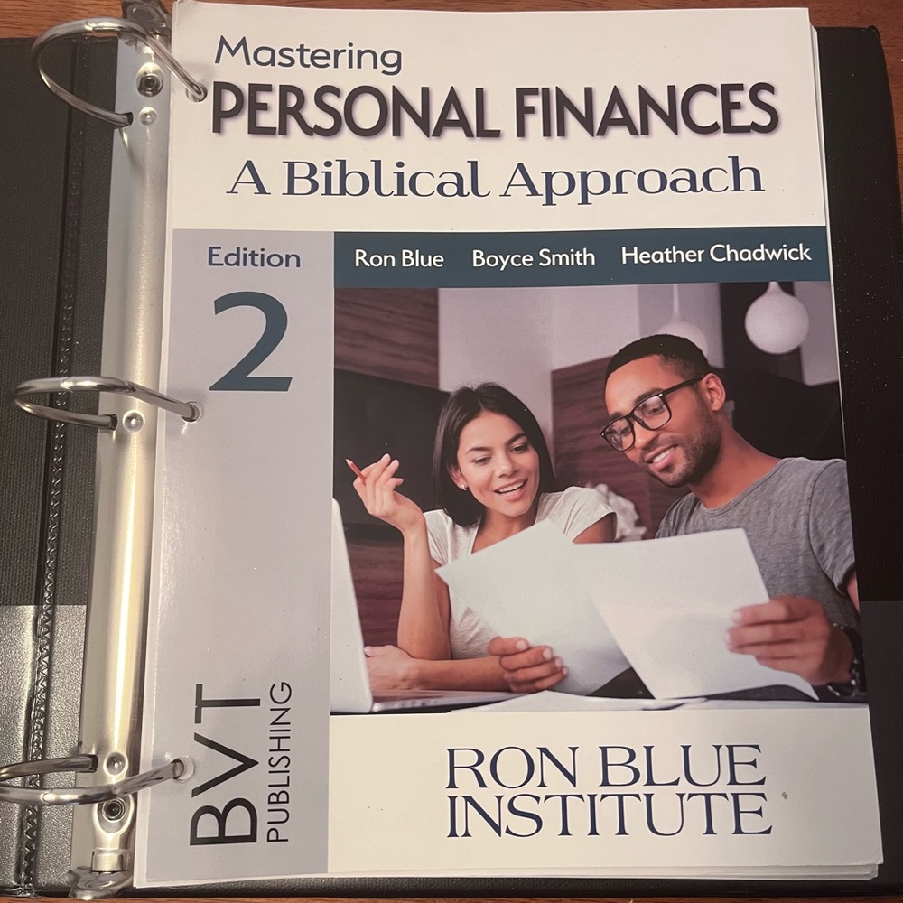 Mastering Personal Finances Binder